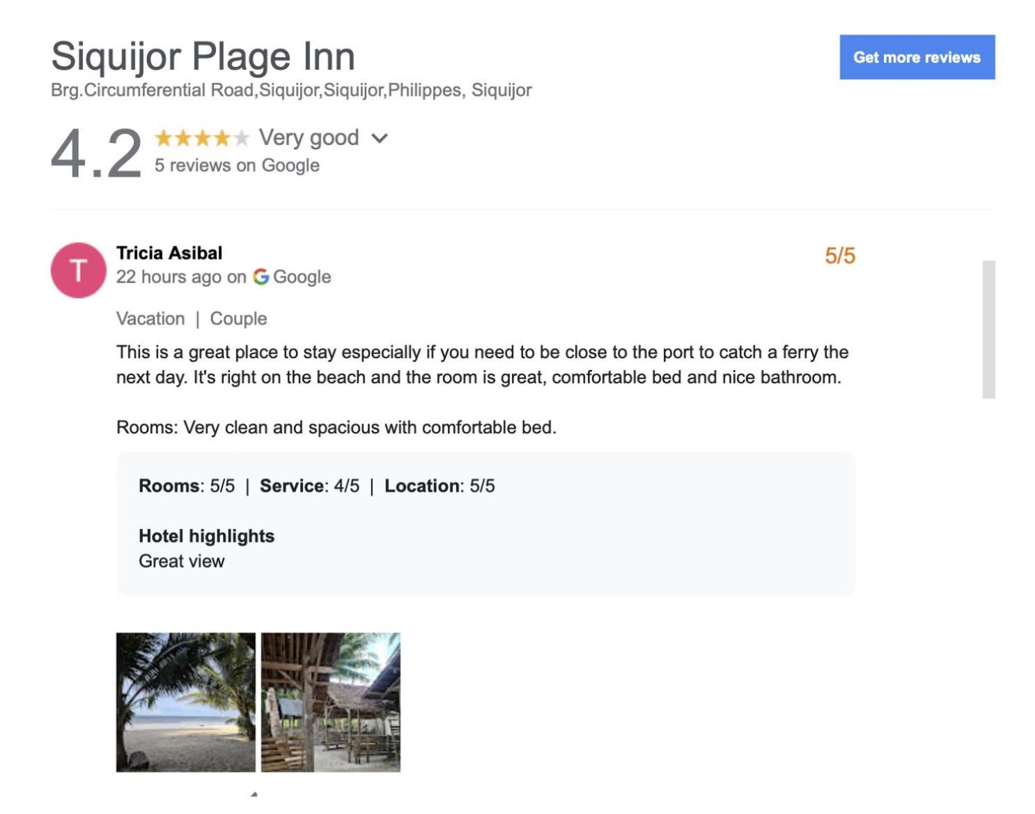 Siquijor Plage Inn Экстерьер фото